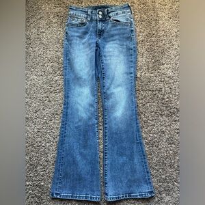 Aeropostale Low Rise Flared Jeans 00S 00 Short